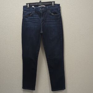 Joe's Jeans Dark Blue Straight Leg Women's Jeans